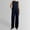 Blue, variant on Women's Fashion Casual Solid Color Sleeveless Vest Casual Pants Suit Grandmother of The Bride Pant Suits 80s Jogging Suits for Women Women's plus Suits Light Dress Pants Women Womens Wedding Pantsuits