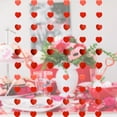 thumbnail image 6 of 10 Sets  Heart Paper Garlands Wedding Bedroom Garlands Valentine Garland Banners, 6 of 6