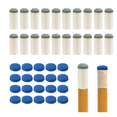 thumbnail image 3 of Ensemble de 40 Embouts en Cuir pour Queue de Piscine - 2 Styles pour Performance Améliorée, 3 of 6