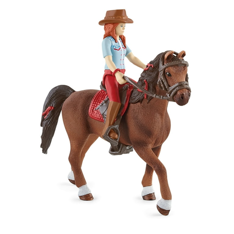 Schleich Horse Club Hannah and Cayenne Toy with Horse and Rider