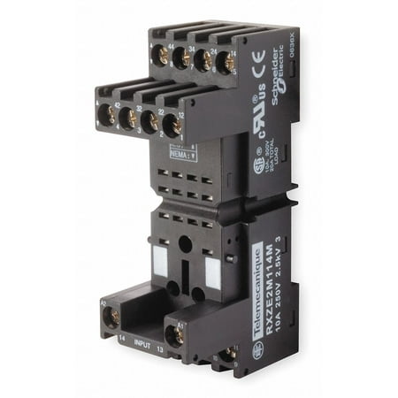 UPC: 0785901758051 | Schneider Electric Rlay Scket Fingr Safe/Elvator Square 10A RXZE2M114M