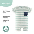thumbnail image 2 of The Peanutshell Baby Rompers Set, Baby Boy Rompers for 3 Months, Blue Star Design, 2-Pack, 2 of 8