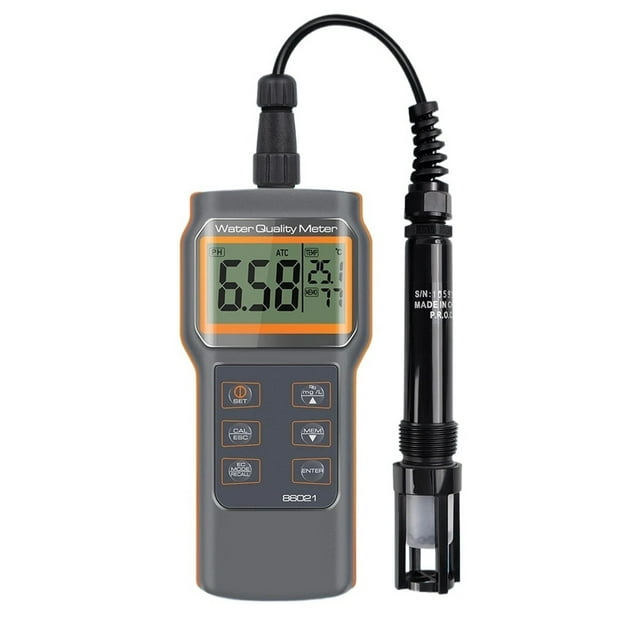 Digital Dissolved Oxygen Detector Oxygen Content Meter PH Tester Water Quality Tester Hydroponics Aquaculture Analyzer