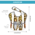 thumbnail image 4 of Kdxio Leopard Gnomes Bibs For Babies, Baby Bibs for Eating, Toddler Bibs, Waterproof Bibs, Feeding Bibs, for Toddlers, Boys, Girls, 4 of 8