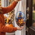 thumbnail image 6 of 8.9 Inches Halloween/Autumn-themed Puzzle Suncatcher, DIY Acrylic Stained Glass Style Window Hanging Decor, Sun Catcher Puzzle Gift for Women, Mom, Grandma, Wife, Garden Lovers, 6 of 9