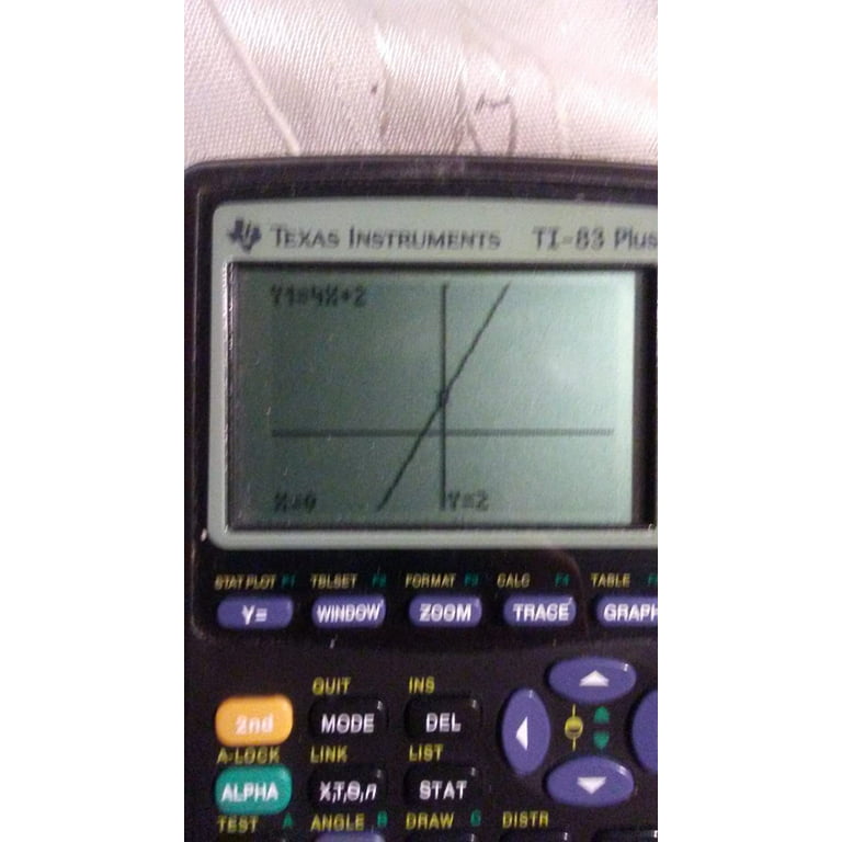 Restored Texas Instruments TI-83 Plus Programmable Graphing