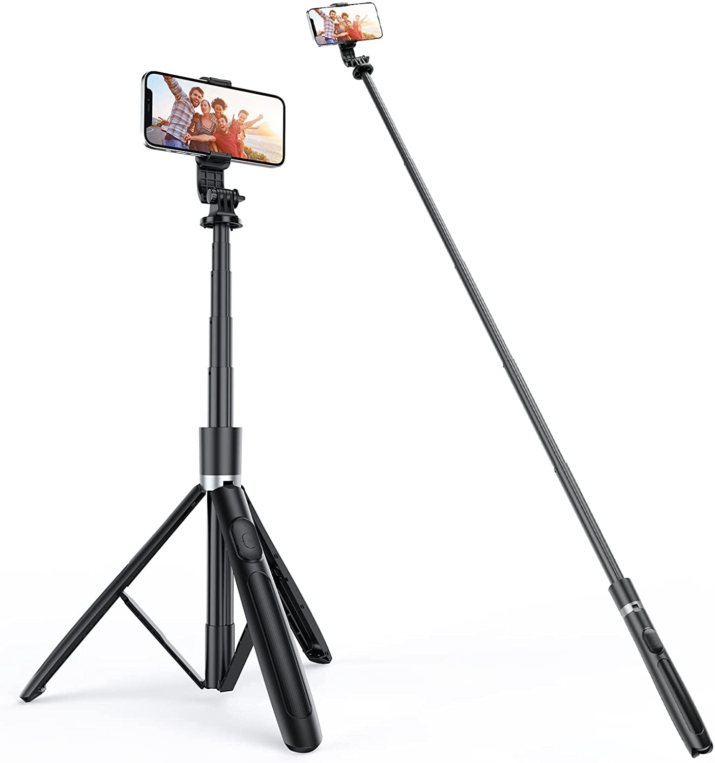 51’’ Selfie Stick Tripod, Sturdy Phone Tripod Stand with Wireless