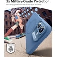 thumbnail image 3 of for iPhone 16 Pro Max Case, Compatible with MagSafe, Shockproof Military-Grade Protection, Magnetic Phone Case for iPhone 16 Pro Max, Classic Hybrid Case (HaloLock), Clear, 3 of 5
