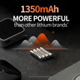thumbnail image 2 of Pilas AAA NINMAX de litio 1,5 V 1350 mAh, paquete de 24, 2 of 7