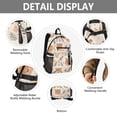 thumbnail image 4 of JIALIOU 14" Laptop Backpack Waterproof Airline Approved Stylish Casual Daypack for Travel Business College Work, Cute Sleep Bear and Leaf, 4 of 8
