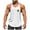 White, variant on Jyeity Mens Tank Top Cotton Breathable Crew Neck Tank Top, Sporty Gym High Elastic Tank Tops