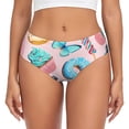 thumbnail image 1 of Balery Cupcakes and Donuts Ropa Interior de Algodón para Mujer con Dibujo – Braguitas Cómodas y Elásticas, Estilo Clásico-X-Large, 1 of 6
