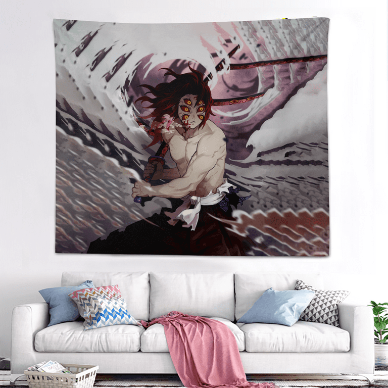 Demon Slayer Hanging Cloth Studio Booth Props Tapestry Wall Hanging Wall Hanging Art Anime Tapestrys IndoorsLiving Room College Dormitory Room Home