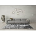 thumbnail image 3 of Ahgly Company Indoor Square Abstract Gray Modern Area Rugs, 8' Square, 3 of 4