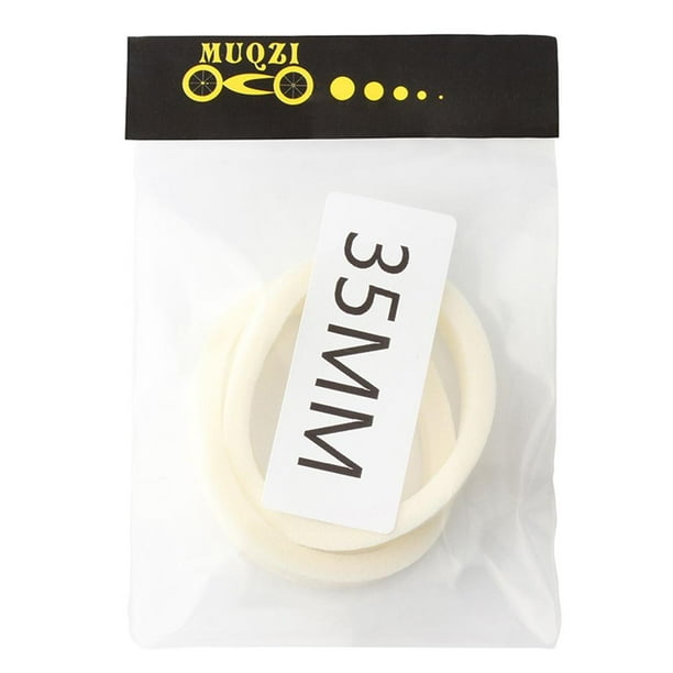 Anillo de esponja Horquilla delantera MUQZI MTB Bicicleta Espuma sellada con aceite O- (35 mm) 2 piezas