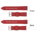 thumbnail image 4 of Uxcell Silicone Watch Band 19mm Soft Rubber Waterproof Watch Strap with Stainless Steel Buckle for Men Women, Red, 4 of 7
