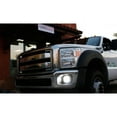 thumbnail image 6 of Clear Lens High Power Full 2x2 LED Fog Light Kit For Ford 2011-2016 F250 F350 F450, Includes 40W LED Fog Lamp Assemblies, Foglight Bezels & Relay Wiring On/Off Switch, 6 of 9