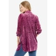 thumbnail image 5 of Woman Within Plus Size Velour Shirt, 5 of 5
