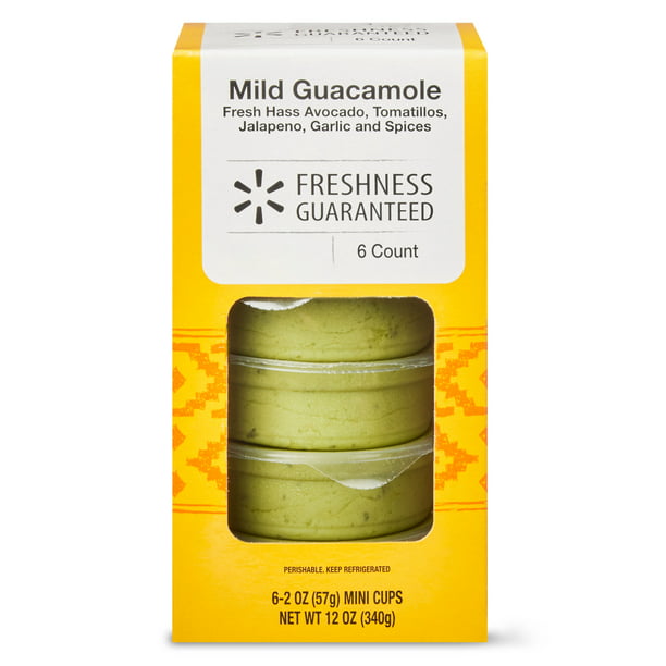 Can You Give Me The Number To Walmart In The Steelyard Freshness Guaranteed Mild Guacamole Mini Cups 12 Oz 6 Count Walmart Com Walmart Com