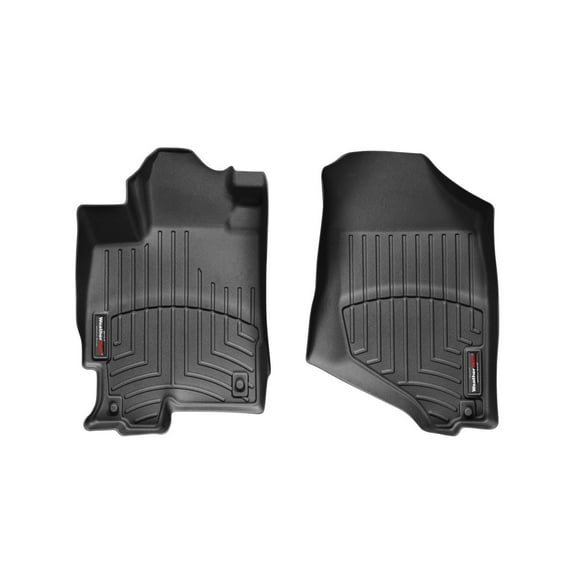 WeatherTech Custom Fit FloorLiners compatible with 2009-2012 Acura RDX - 1st Row (Driver & Passenger), Black