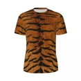 thumbnail image 5 of Tiger Print Running T-Shirt Summer Animal Skin Pattern Streetwear T Shirts Novelty Tshirt, 5 of 5
