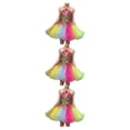 thumbnail image 2 of Qarigey Lentejuelas Ballet Dance Dress Niños Niñas Mesh Tulle Tutu Disfraces Dancewear Shiny Garments Wristband School 140cm Type1 NO1, 2 of 6