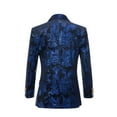 thumbnail image 2 of Visaccy Boy's Dress Floral Suit Lapel Boys Blazer Jacket Slim Fit Stylish Blazer Dress Suit, 2 of 5