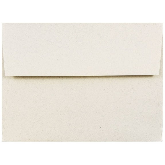JAM Paper A6 Envelopes, 4 3/4 x 6 1/2, Gypsum Tan Recycled, 250/Pack