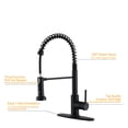 thumbnail image 6 of Boyel Living 3-function Kitchen Faucet Under The Pull Down Spout,Single Handle Kitchen Sink Faucets with Base Plate Suit to 1 or 3 Holes Matte Black, 6 of 9