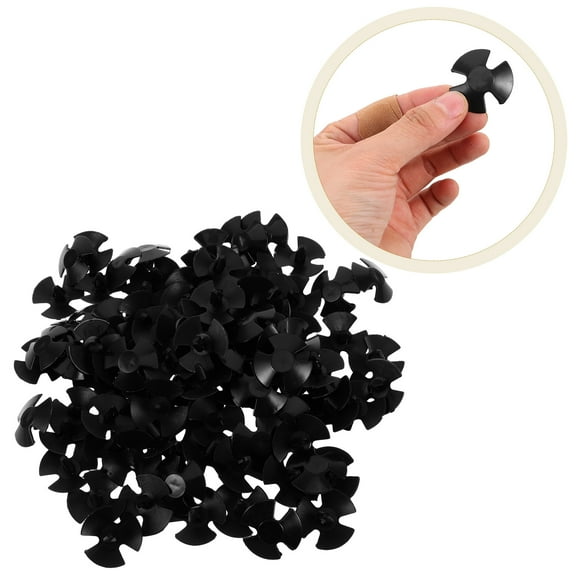 Hemobllo 100Pcs Car Hood Insulation Retainer Plastic Clips Black Push Fasteners for Secure Fit