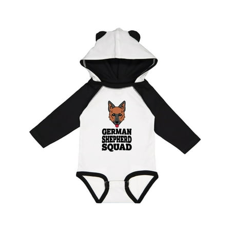 

Inktastic Dog German Shepherd Squad Gift Baby Boy or Baby Girl Long Sleeve Bodysuit