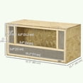 thumbnail image 3 of PawHut Wooden Reptile Terrarium for Chameleon, Lizard, Snake, Frog, Turtle, 3 of 10