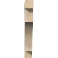 thumbnail image 2 of Ekena Millwork 6"W x 44"D x 44"H Westlake Block Rough Sawn Bracket, Douglas Fir, 2 of 25