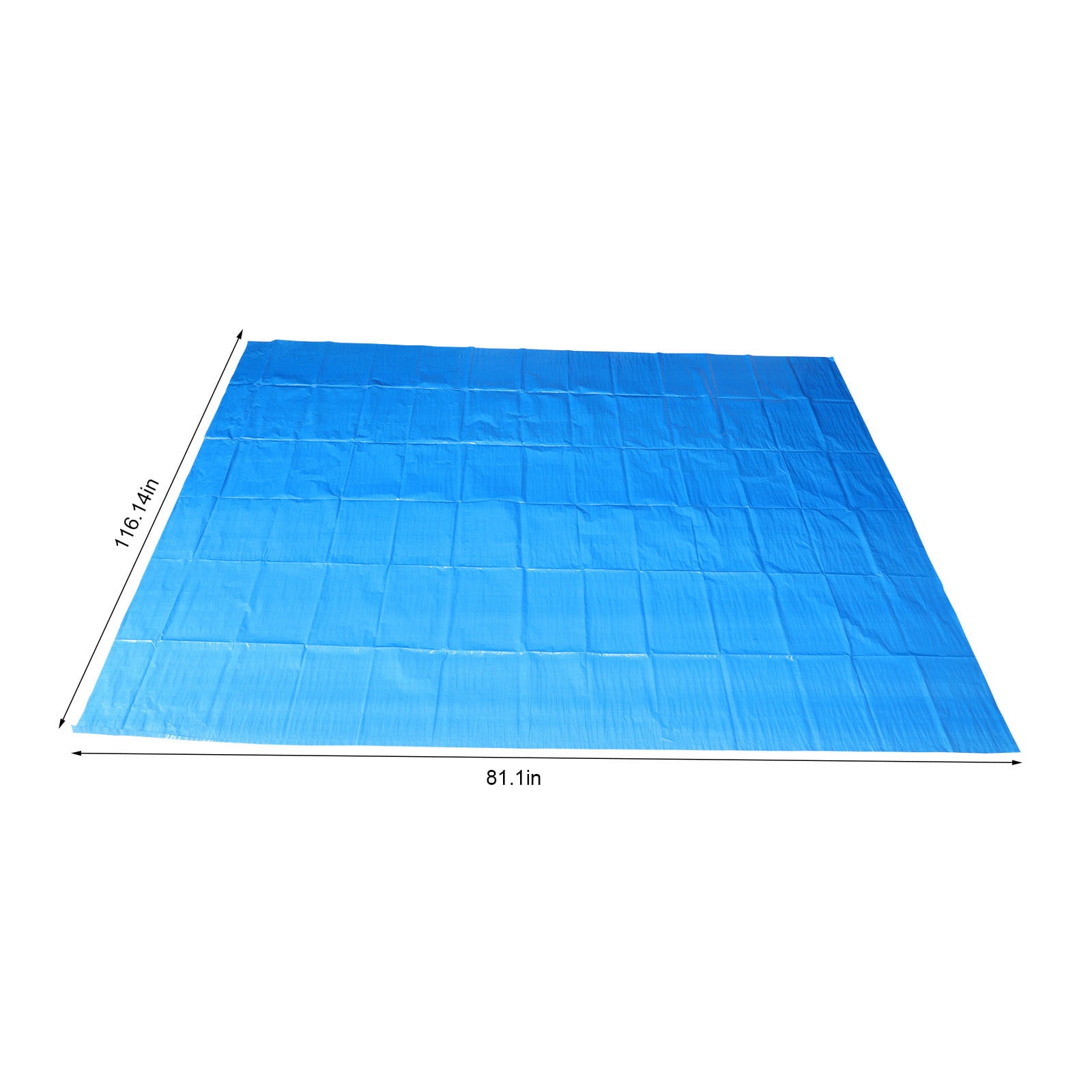 Loyerfyivos Inflatable Swimming Pool Ground Cloth, 295*206cm Full-Sized Large Inflatable Family Pool Ground Cloth, Summer Water Party, Outdoor, Garden Backyard, Suitable for Kids and Adults