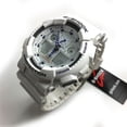 thumbnail image 2 of Casio Men's G-Shock Big Case Analog Digital Watch 200 M WR Shock Resistant Color : White with Blue Accents (GA-100A-7A), 2 of 4
