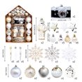 thumbnail image 3 of Christmas Decorations 70 New Christmas Balls Boxed With Shaped Painted Hanging Balls, Christmas Tree Decorations, Colored Balls, And Christmas Decorations Outdoor Christmas Decorations on Clearance, 3 of 5
