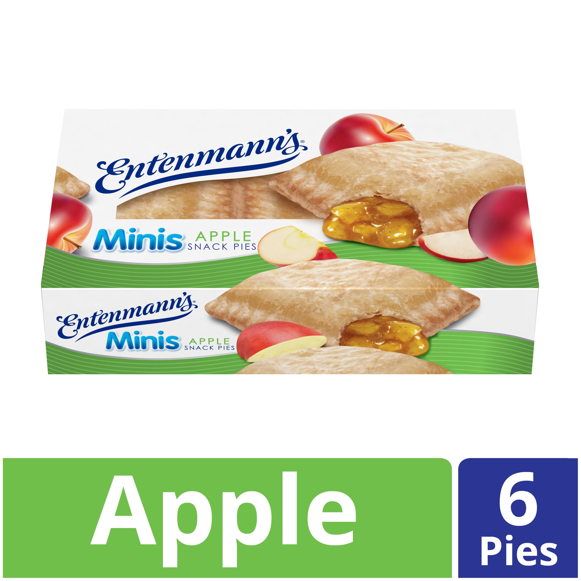 Entenmann’s Minis Apple Snack Pies, 6 Individually Wrapped Snack Pies