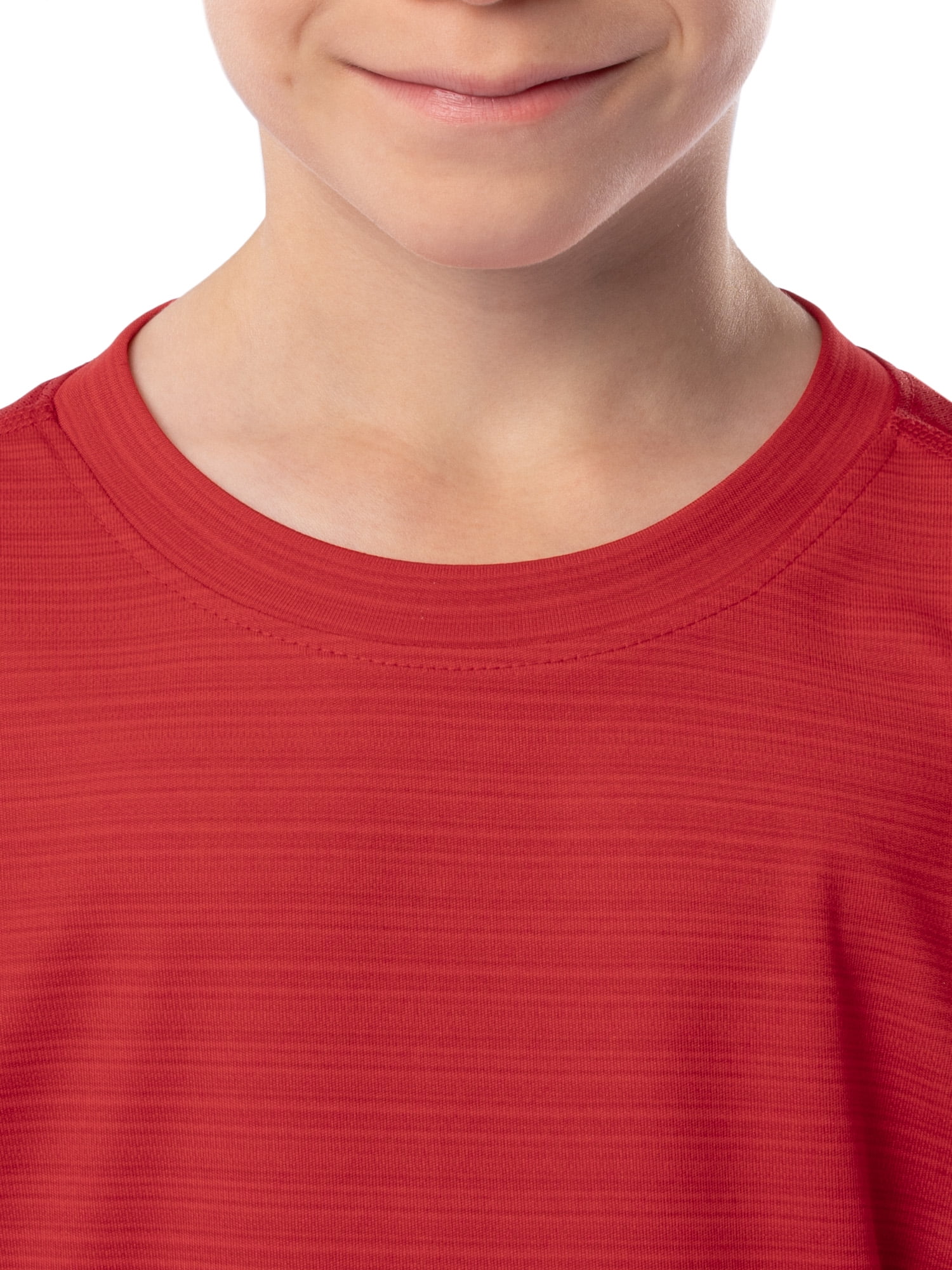 Athletic Works Boy's Short Sleeve Core Tee, Sizes 4-18 & Husky