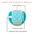 thumbnail image 6 of TINYSOME Travel and Portable Women's for Razor with Refillable Water Spray Bottle Moiturizing Bar Triple-b1ades, 6 of 19
