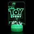 thumbnail image 4 of Disney Pixar Toy Story Buzz Lightyear Woody lámpara de noche 3D, modelo de figura de Anime, luz nocturna para decoración de dormitorio, regalo de cumpleaños para niños, 4 of 4