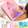thumbnail image 1 of mfyjkho Kit de pintura con 10 sellos, 700 piezas de tela, 1 bolígrafo y 1 almohadilla de espuma para manualidades creativas, 29,7 x 21 cm, 1 of 3