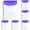 Purple, variant on HonestMatter Binder Pockets, Plastic Folders with Clear Front Pocket, Binder Sleeves for 11 Hole Binders, Expandable Document Organizer, Blue, 1 Pack