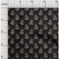thumbnail image 2 of oneOone Polyester Spandex Black Fabric Floral Fabric For Sewing Printed Craft Fabric By The Yard 56 Inch Wide, 2 of 5