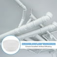 thumbnail image 4 of Uxcell 5" to 6" Duct Reducer Increaser Adapter, Plastic Ducting Connector White, 4 of 6