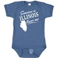 thumbnail image 3 of Inktastic Someone in Illinois Loves Me Boys or Girls Baby Bodysuit, 3 of 5