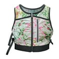 thumbnail image 1 of Vest al chaleco adultos Vest reflectante cómodo transpirable con la bolsa de pecho de la cremallera de 20 35 l para deportes de entrenamiento de Rosa, 1 of 8