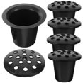 thumbnail image 4 of 5pcs Graveyard 16-hole Flower Pot Urn Planter Grave Vase for Cemetery Memorial Grave Decoration, 4 of 7