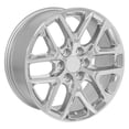 thumbnail image 4 of OE Wheels CV62 20 Inch Rims and Tires Fit Silverado 1500 Style 6x139.7 20x9 Chrome - Hollander 14078 - Dueler Alenza HL Plus 275/55-20 (Set of 4), 4 of 5