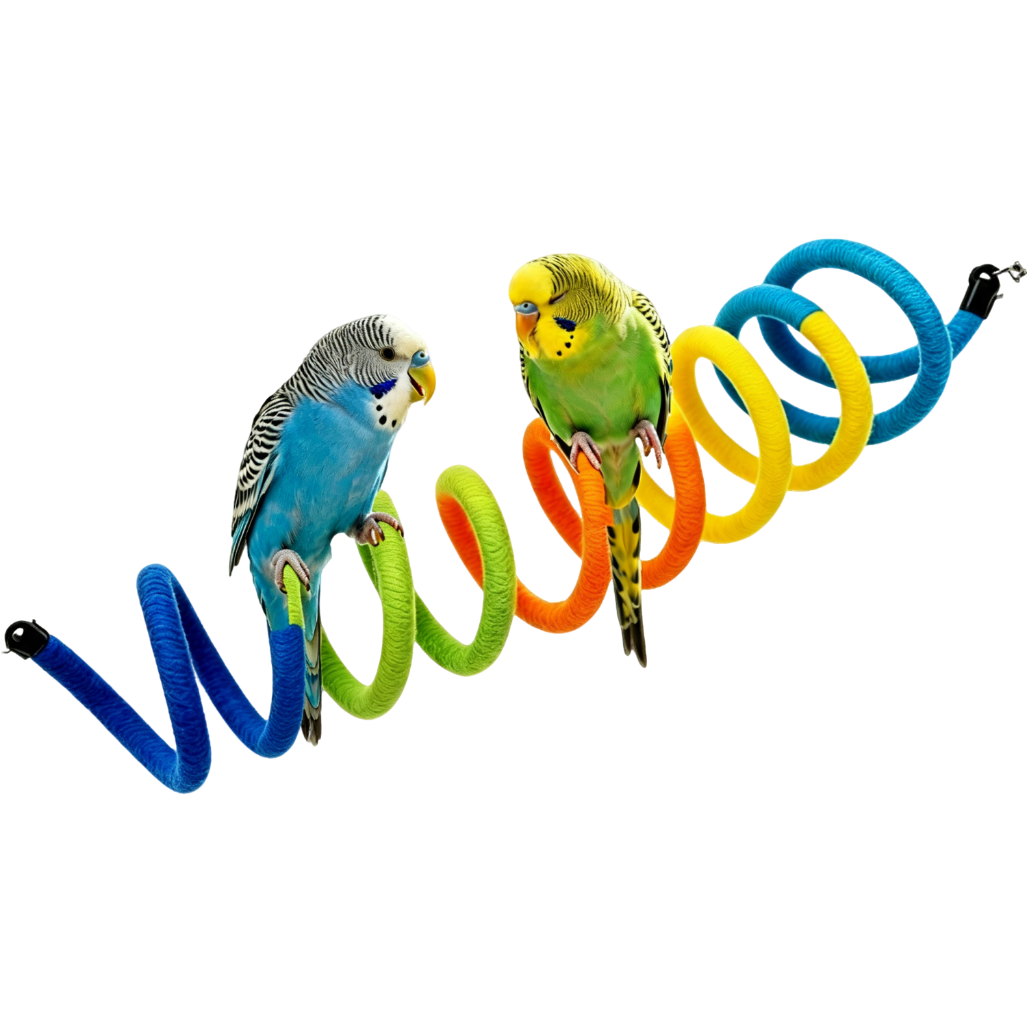 Bird Rope Perch for Cage Climbing for Parrot Budgies Accessories (Random Color)