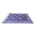 thumbnail image 2 of Ahgly Company Machine Washable Indoor Rectangle Oriental Blue Traditional Area Rugs, 5' x 8', 2 of 4